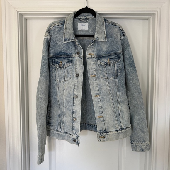 MENS Old Navy Light Blue Denim Jacket - Picture 1 of 4